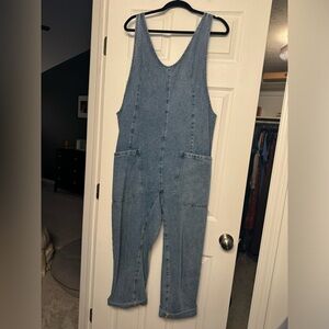 Denim overalls